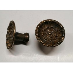 Knop, messing Str.:  18 - 25 - 31 mm